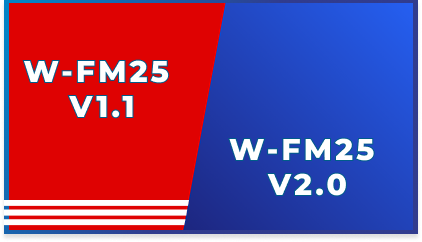 Сравнение менеджеров горения W-FM25 V2.0 и W-FM25 V1.1